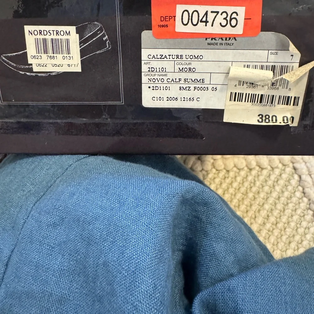 Prada men’s loafers  7EU - Picture 8 of 8